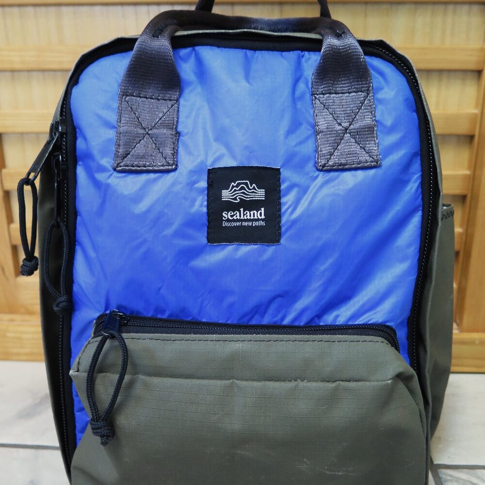 Sealand Small Recycled Buddy Backpack Blue and Sage